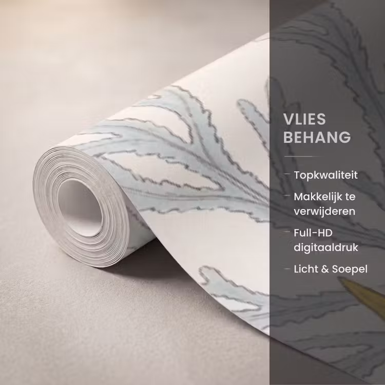 Behang - Natuur - Onderwater - Botanisch - Vintage - Kleurrijk — 3