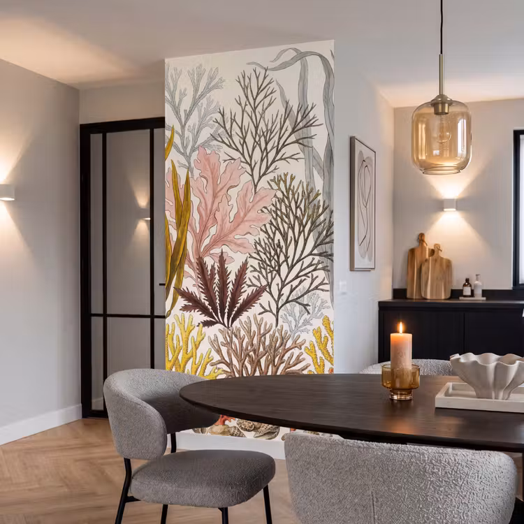 Behang - Natuur - Onderwater - Botanisch - Vintage - Kleurrijk — 5