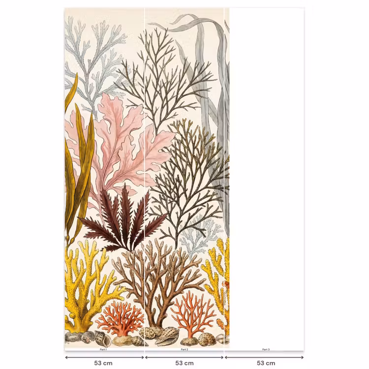 Behang - Natuur - Onderwater - Botanisch - Vintage - Kleurrijk — 6