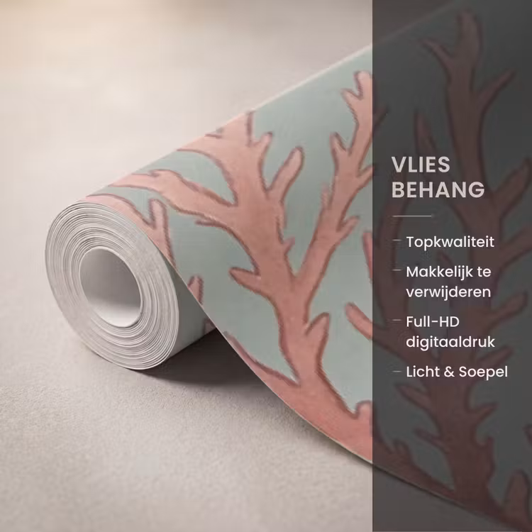 Behang - Onderwater - Planten - Vis - Vintage - Groen — 3