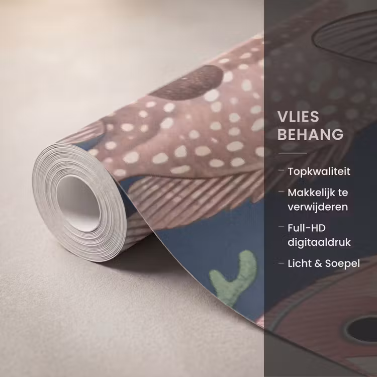 Behang - Onderwaterwereld - Vissen - Koraal - Illustratie - Kleurrijk — 3