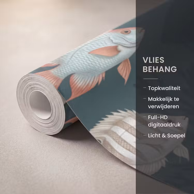 Behang - Vis - Koraal - Onderwater - Illustratie — 3