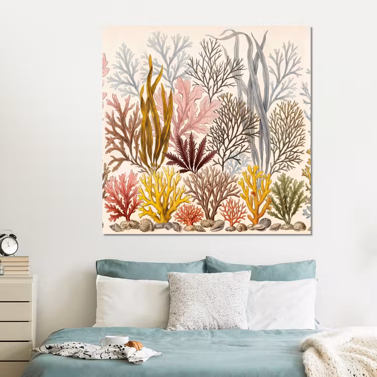 Forex - Natuur - Onderwater - Botanisch - Vintage - Kleurrijk — 2