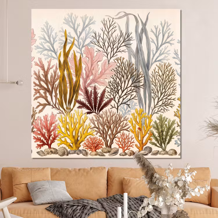Forex - Natuur - Onderwater - Botanisch - Vintage - Kleurrijk — 4