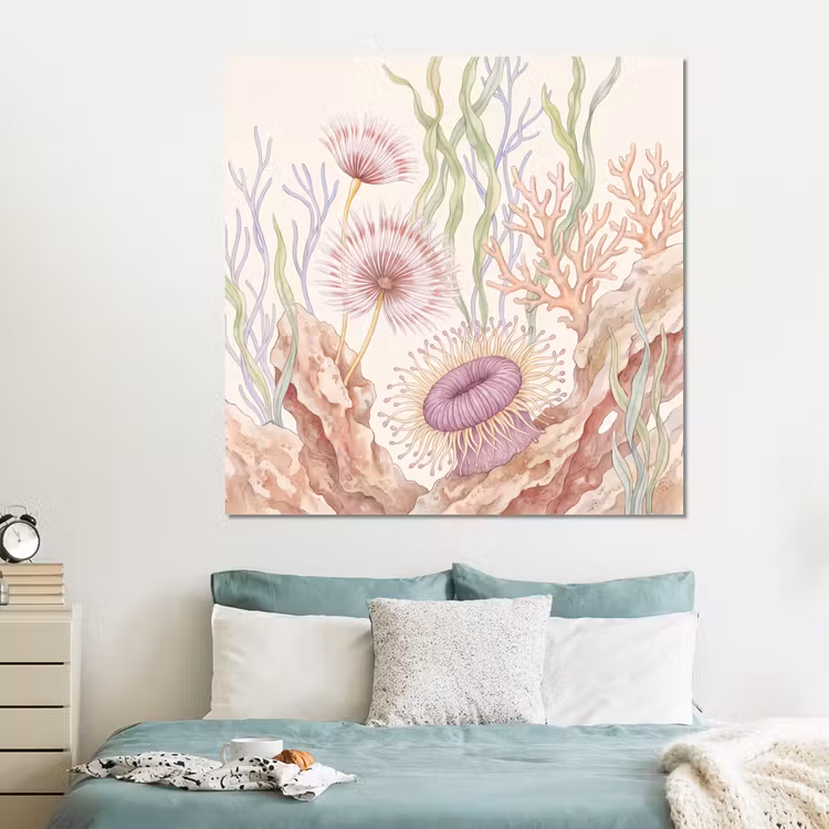 Forex - Zeeleven - Koraal - Onderwater - Illustratie - Kleurrijk — 2