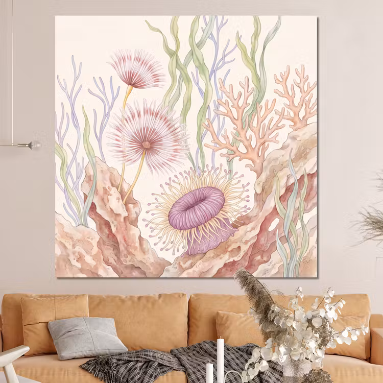 Forex - Zeeleven - Koraal - Onderwater - Illustratie - Kleurrijk — 4