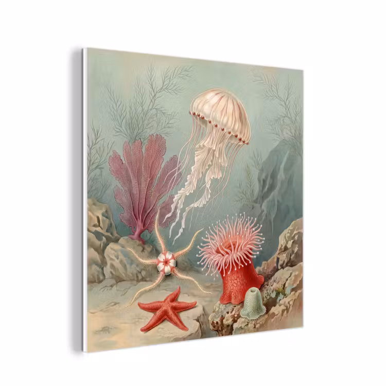 Forex - Zeeleven - Kwal - Onderwater - Illustratie - Beige — 1