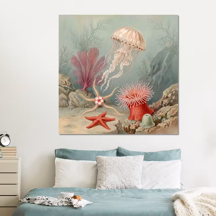 Forex - Zeeleven - Kwal - Onderwater - Illustratie - Beige — 2
