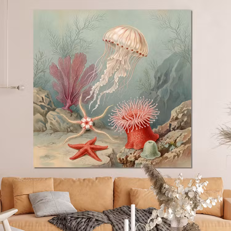 Forex - Zeeleven - Kwal - Onderwater - Illustratie - Beige — 4