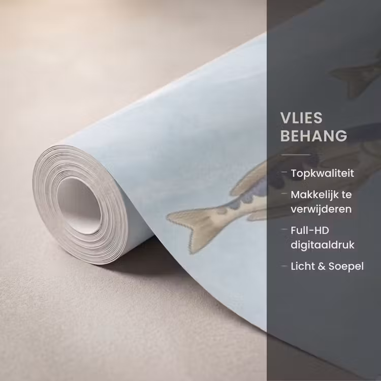 Behang - Vis - Koraal - Oceaan - Illustratie - Onderwater — 3