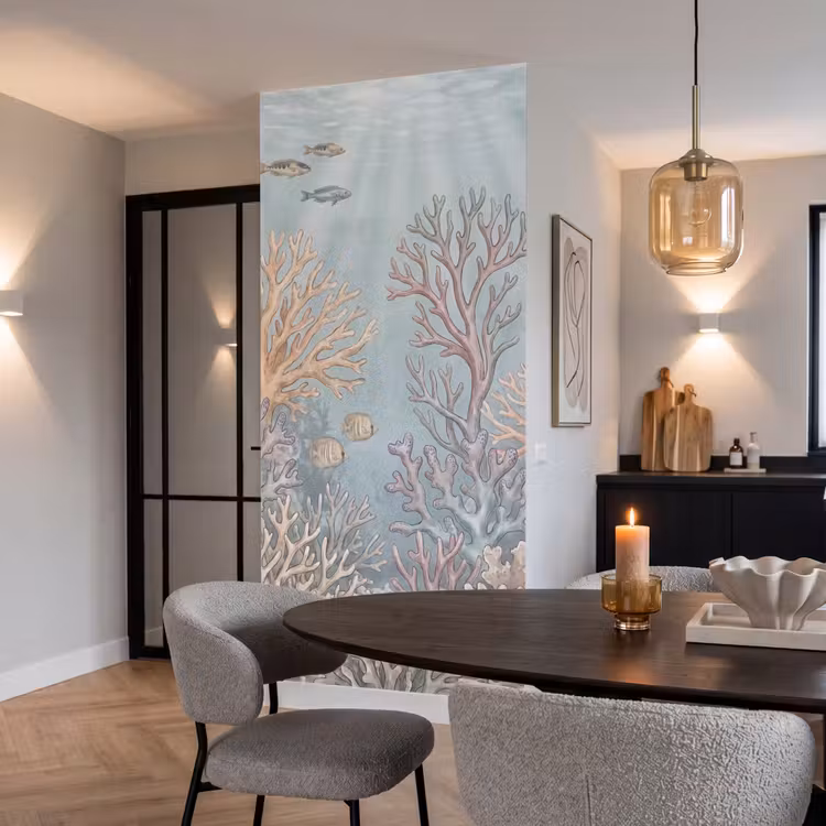 Behang - Vis - Koraal - Oceaan - Illustratie - Onderwater — 5