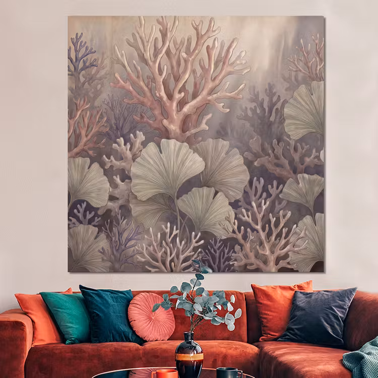 Forex - Plant - Bladeren - Zee - Illustratie - Groen — 3