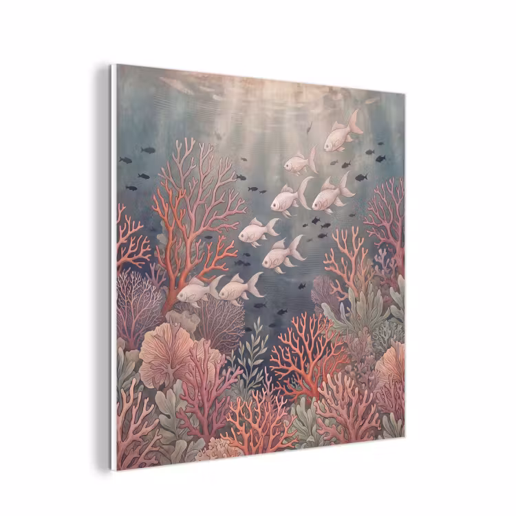 Forex - Vis - Koraal - Onderwater - Illustratie - Vintage — 1
