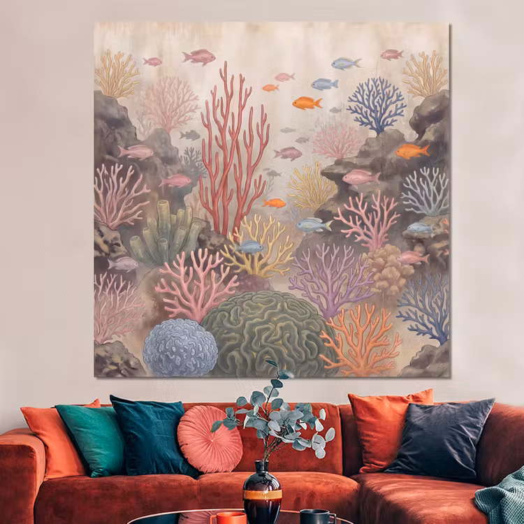 Forex - Vis - Koraalrif - Onderwaterwereld - Illustratie — 3