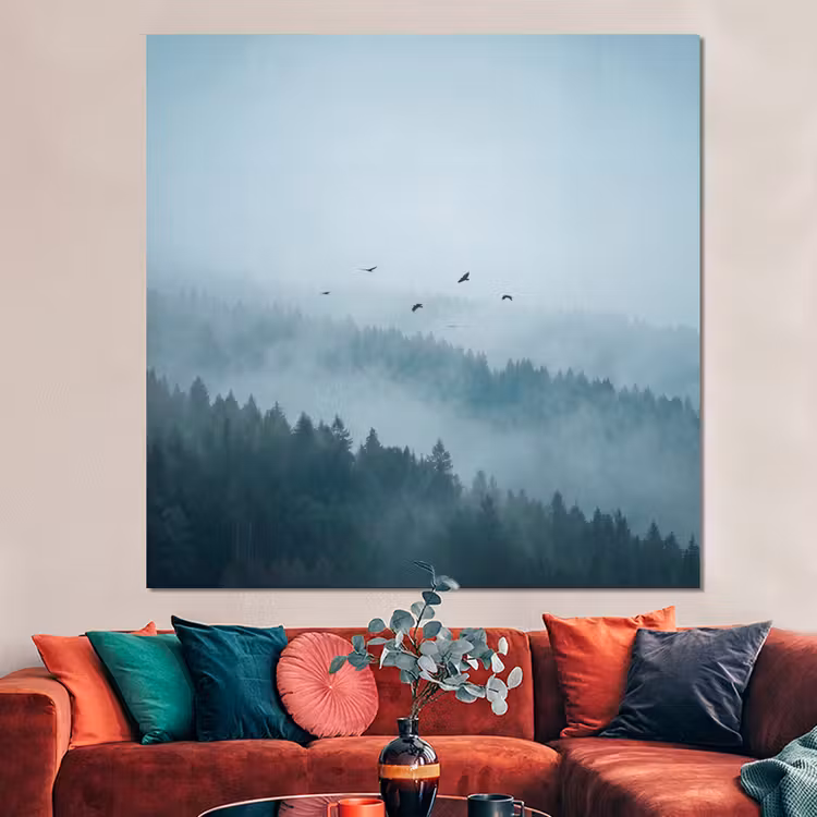 Forex - Bos - Mist - Vogels - Natuur - Groen — 3