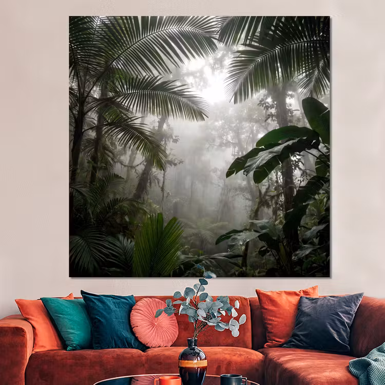 Forex - Natuur - Jungle - Mist - Groen - Bladeren — 3