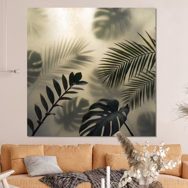 Forex - Planten - Bladeren - Schaduwen - Groen - Modern — 4