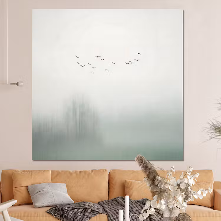 Forex - Vogel - Vlucht - Natuur - Minimalistisch — 4