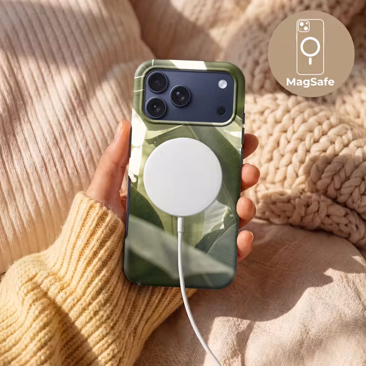 Telefoonhoesje Toughcase - Natuur - Bladeren - Groen - Tropisch - Detail — 8