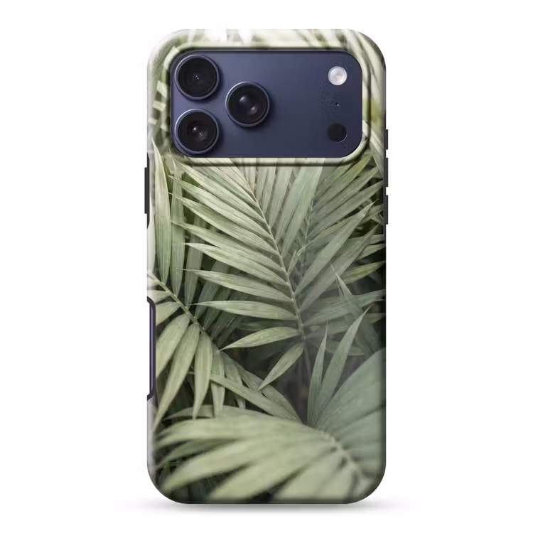 Telefoonhoesje Toughcase - Plant - Palmbladeren - Natuur - Groen — 1