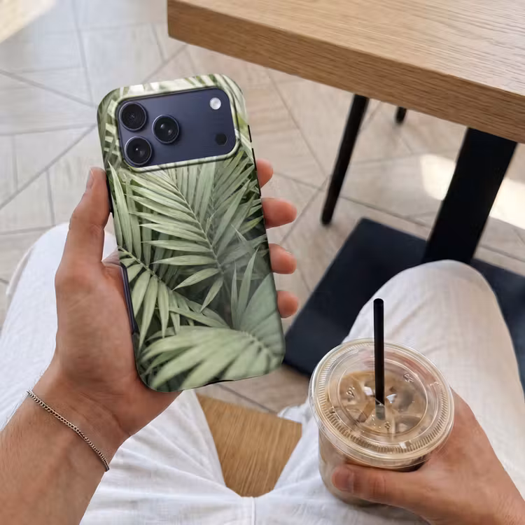 Telefoonhoesje Toughcase - Plant - Palmbladeren - Natuur - Groen — 4
