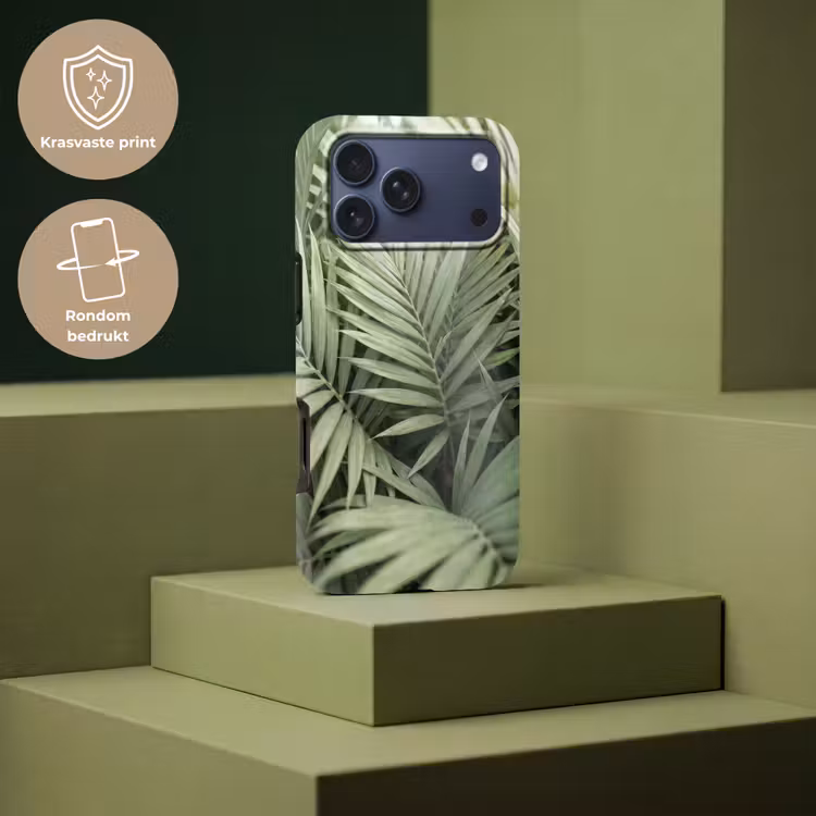 Telefoonhoesje Toughcase - Plant - Palmbladeren - Natuur - Groen — 7