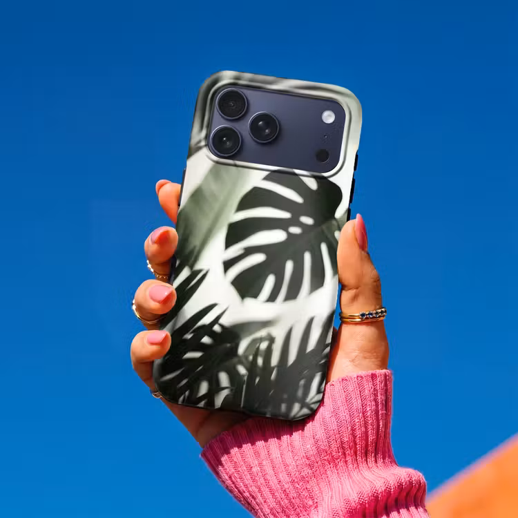 Telefoonhoesje Toughcase - Planten - Bladeren - Natuur - Minimalistisch - Groen — 2