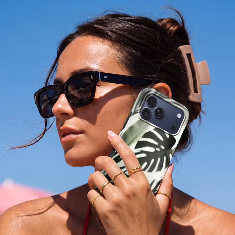 Telefoonhoesje Toughcase - Planten - Bladeren - Natuur - Minimalistisch - Groen — 6