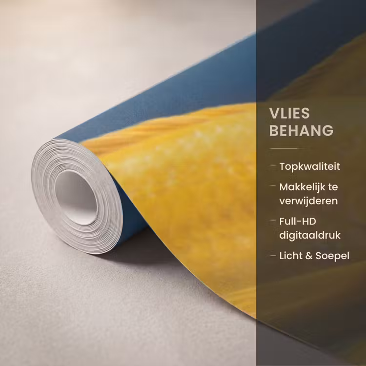 Behang - Vrouw - Vis - Water - Natuur - Geel — 3