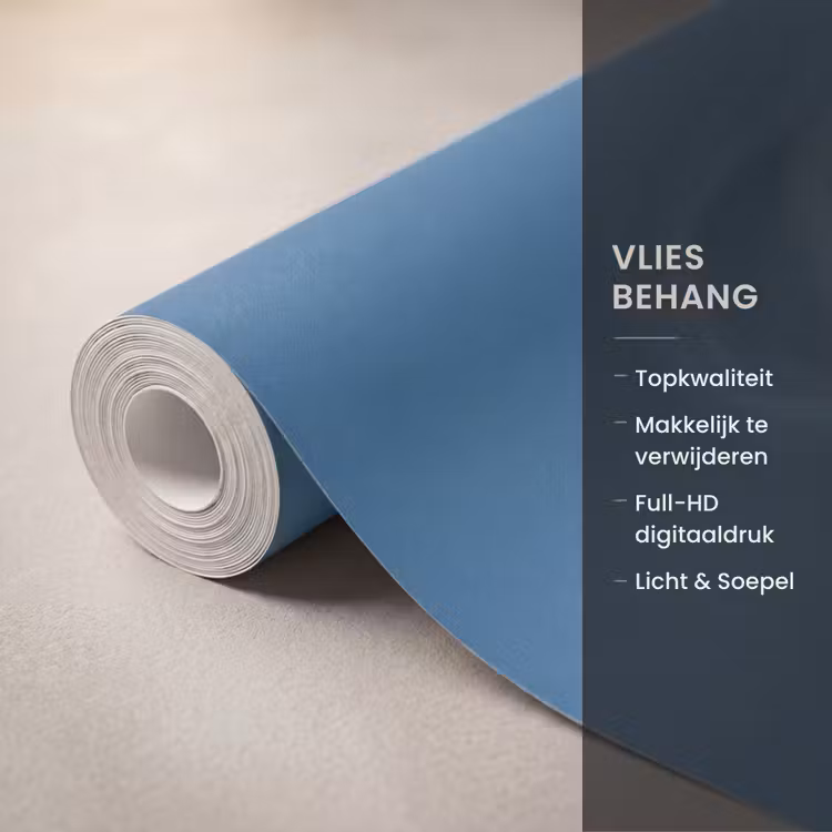 Behang - Portret - Zonnebril - Rook - Abstract - Blauw — 3