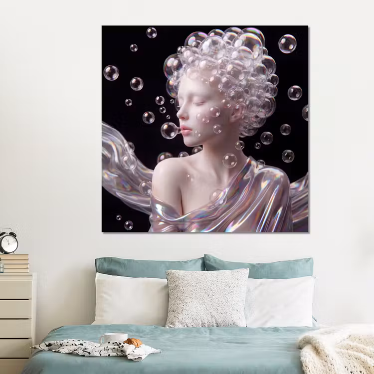 Forex - Vrouw - Bellen - Abstract - Kleurrijk — 2