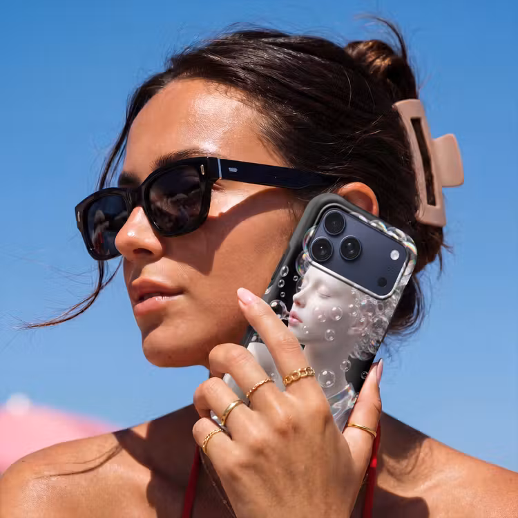 Telefoonhoesje Toughcase - Vrouw - Bellen - Abstract - Kleurrijk — 6