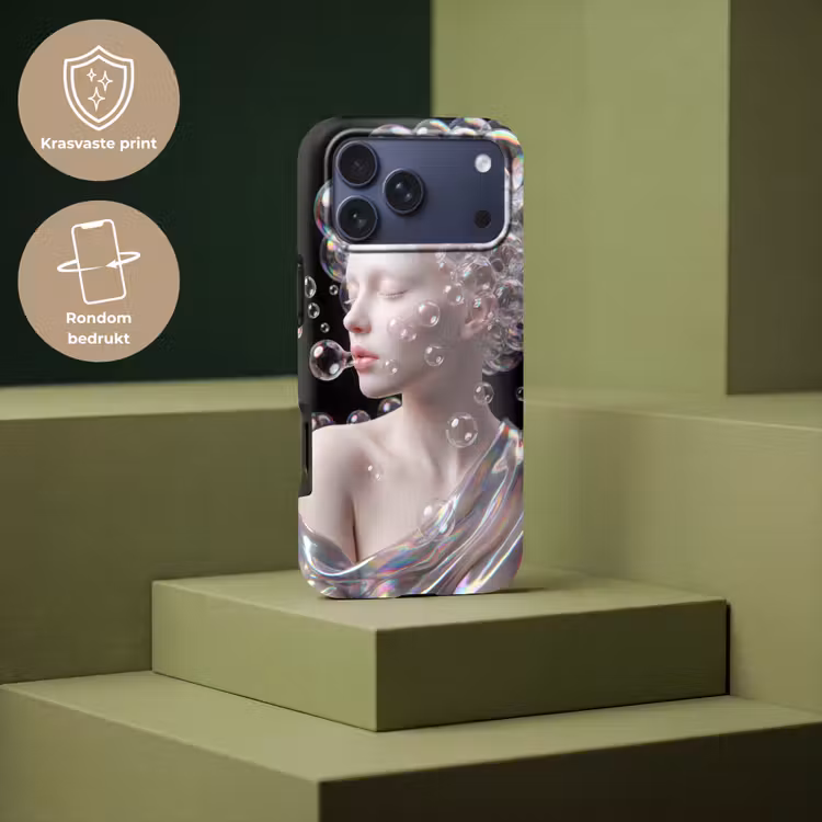 Telefoonhoesje Toughcase - Vrouw - Bellen - Abstract - Kleurrijk — 7