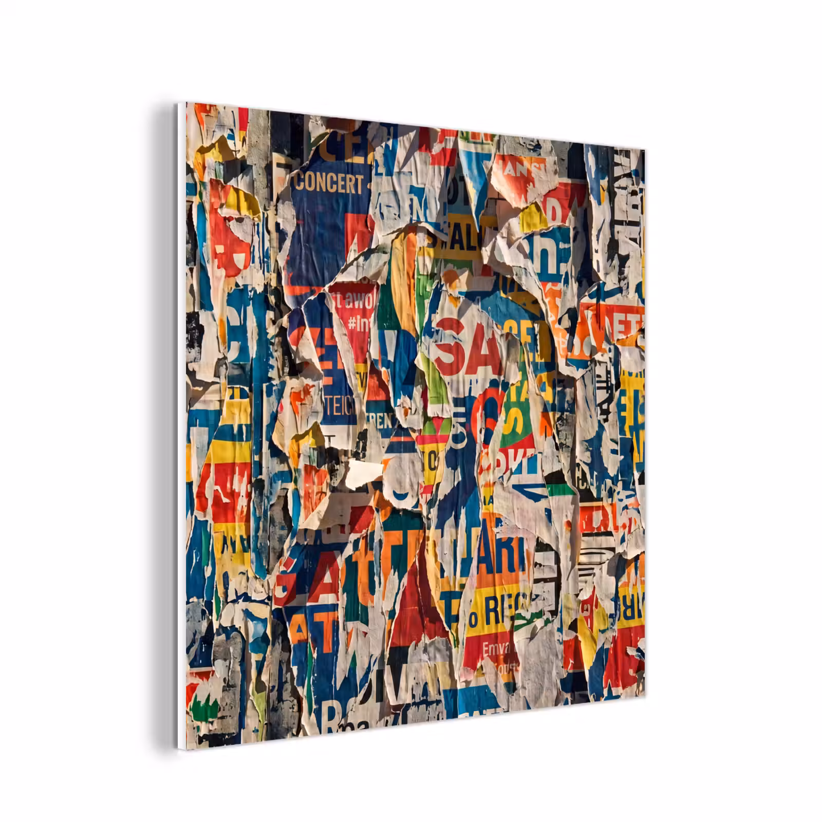 Forex - Abstract - Gelaagd papier - Urban - Modern - Kleurrijk — 1