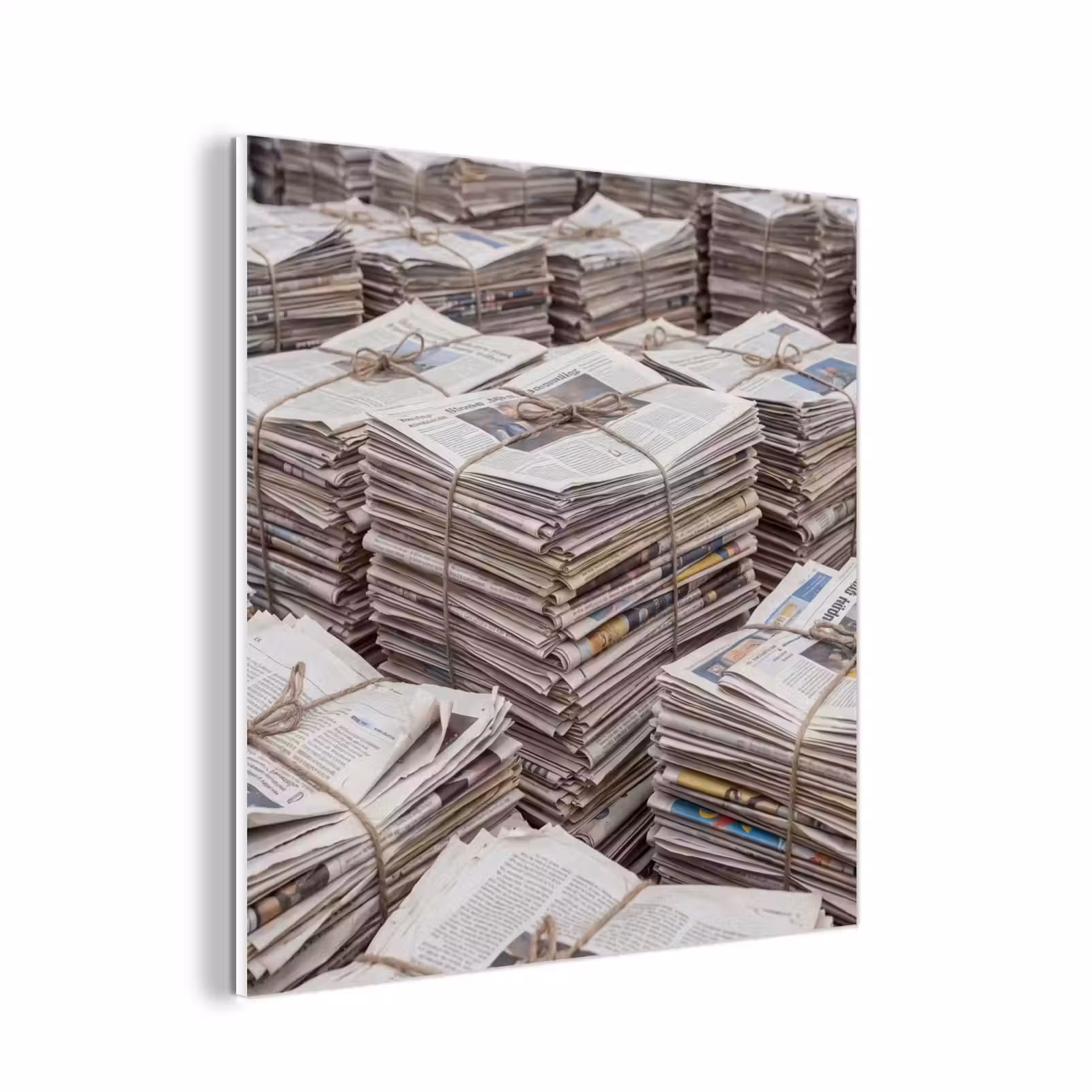 Forex - Kranten - Stapels - Touw - Informatie - Vintage — 1