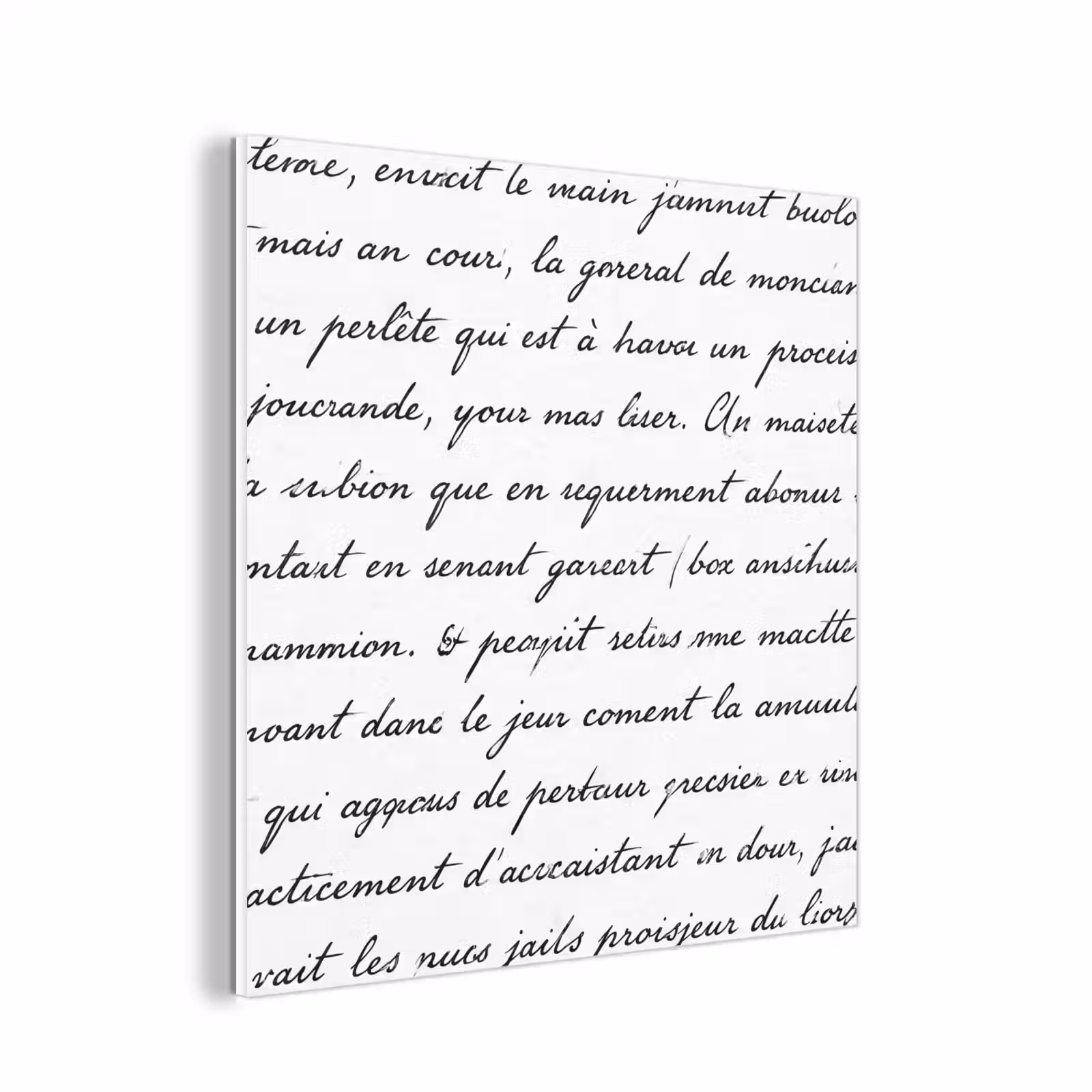 Forex - Tekst - Handschrift - Klassiek - ZwartWit — 1