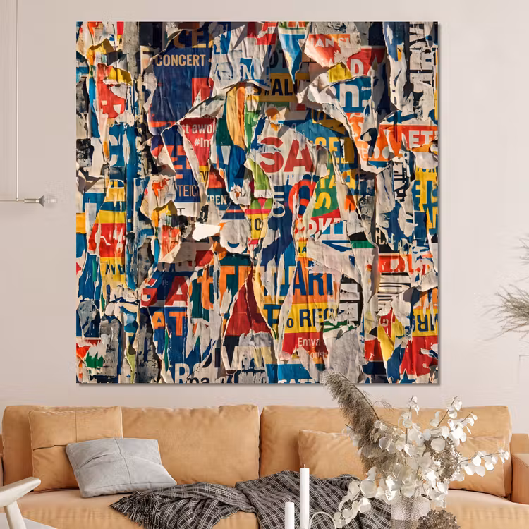Forex - Abstract - Gelaagd papier - Urban - Modern - Kleurrijk — 4