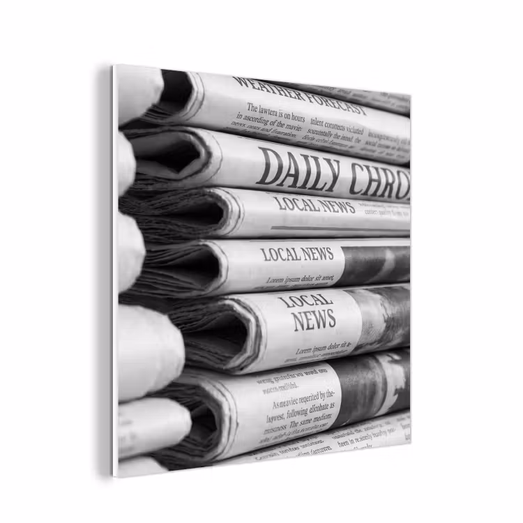 Forex - Krant - Stapel - Nieuws - Zwart-wit - Media — 1