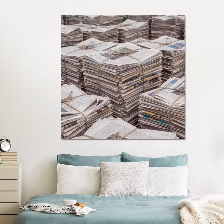Forex - Kranten - Stapels - Touw - Informatie - Vintage — 2