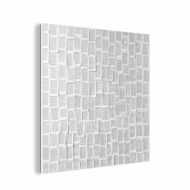 Forex - Papier - Overlappend - Textuur - Modern - Wit — 1