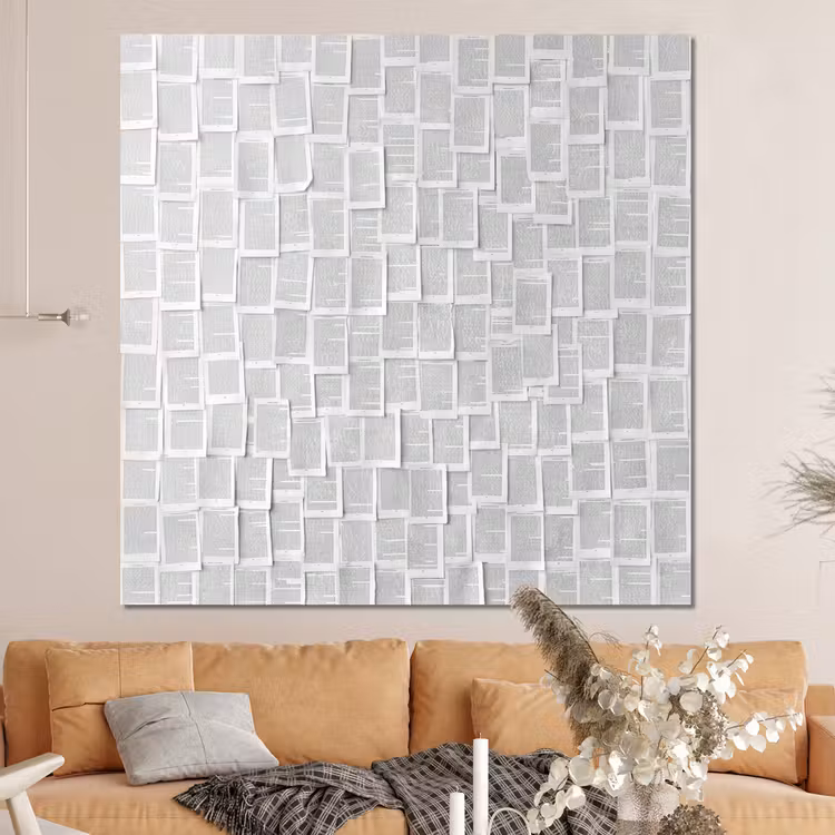 Forex - Papier - Overlappend - Textuur - Modern - Wit — 4