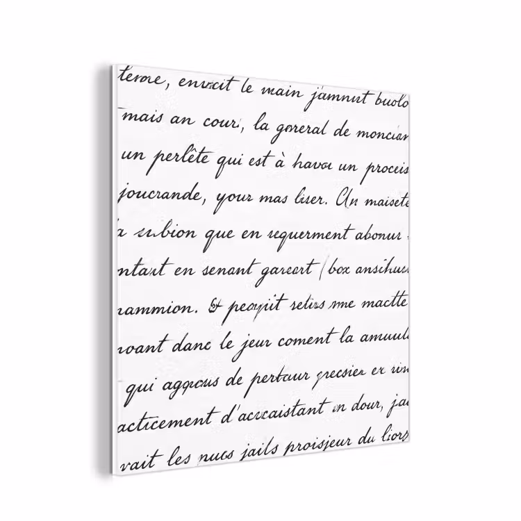 Forex - Tekst - Handschrift - Klassiek - ZwartWit — 1