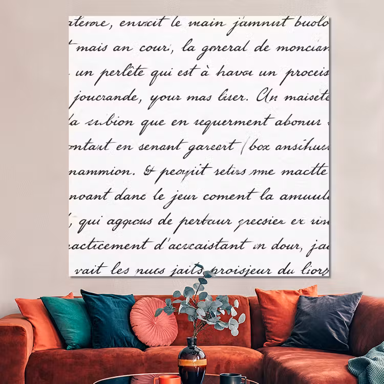 Forex - Tekst - Handschrift - Klassiek - ZwartWit — 3