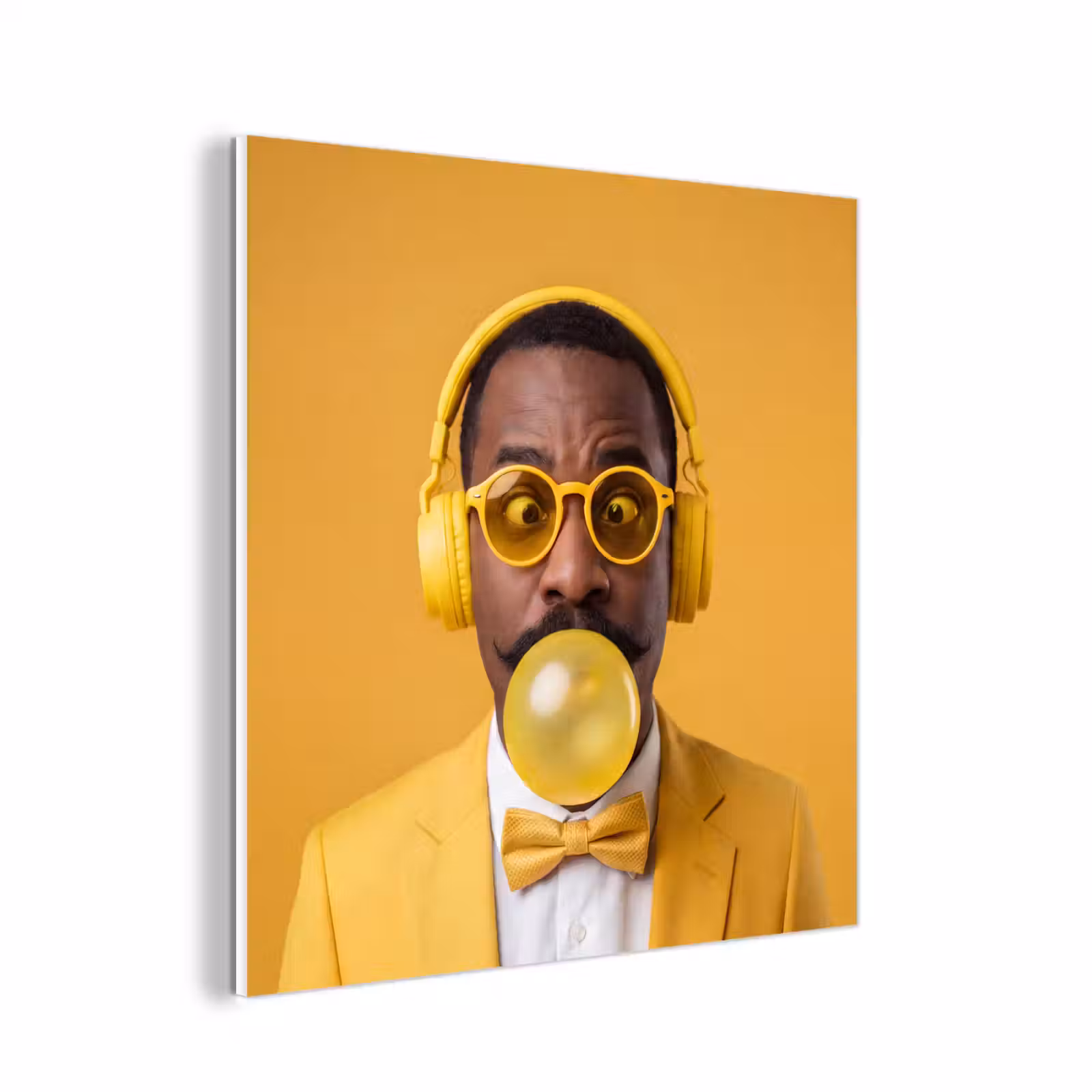 Forex - Man - Bubblegum - Portret - Geel - Modern — 1