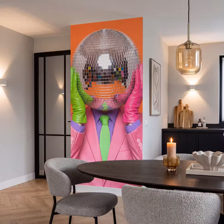 Behang - Kunst - Disco bal - Kleurrijk - Modern - Studio — 5
