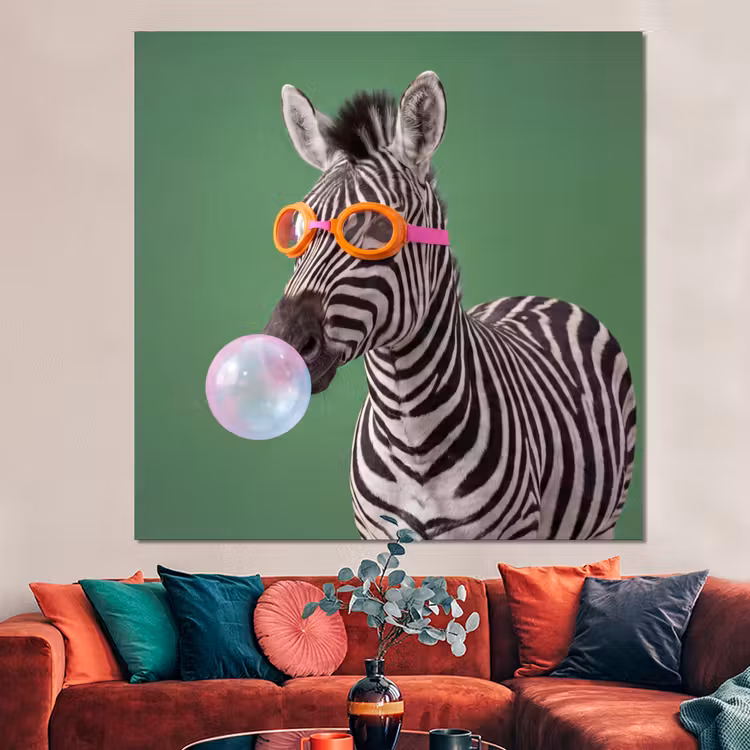 Forex - Dier - Bril - Bel - Modern - Groen — 3