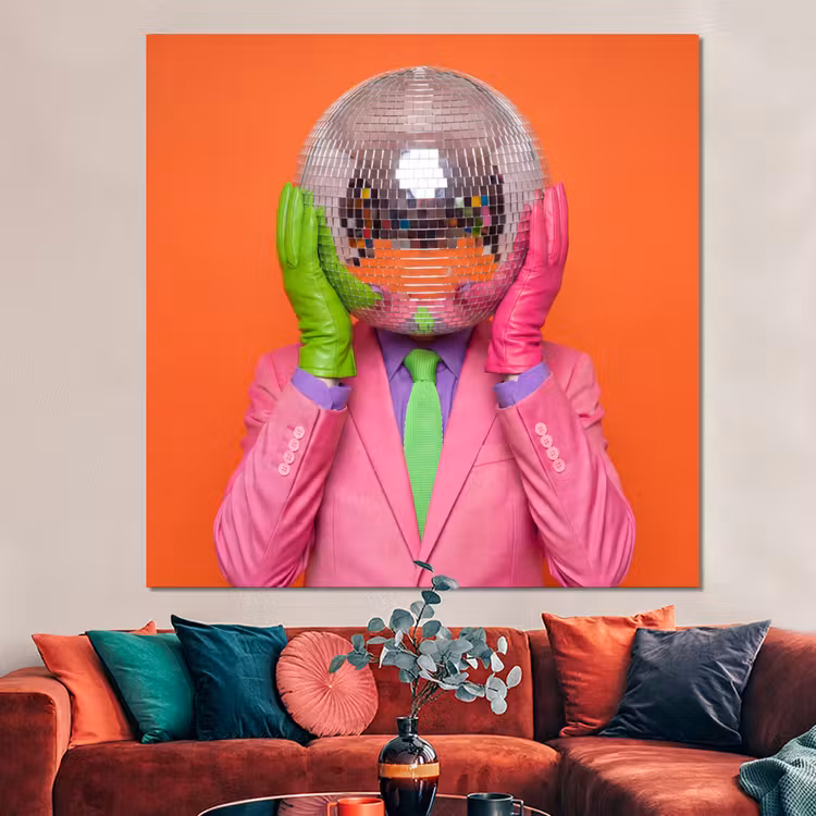 Forex - Kunst - Disco bal - Kleurrijk - Modern - Studio — 3