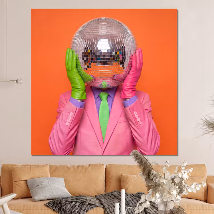 Forex - Kunst - Disco bal - Kleurrijk - Modern - Studio — 4