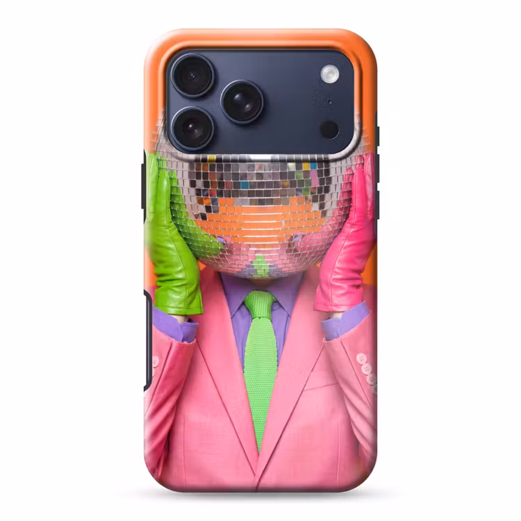 Telefoonhoesje Toughcase - Kunst - Disco bal - Kleurrijk - Modern - Studio — 1