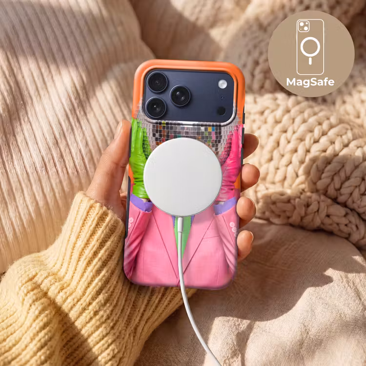 Telefoonhoesje Toughcase - Kunst - Disco bal - Kleurrijk - Modern - Studio — 8
